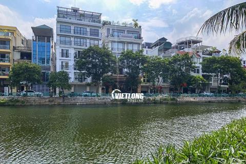 Siêu phẩm cực hiếm nhà 6 tầng mặt hồ , vị trí vàng trong làng Yên Phụ , Tây Hồ