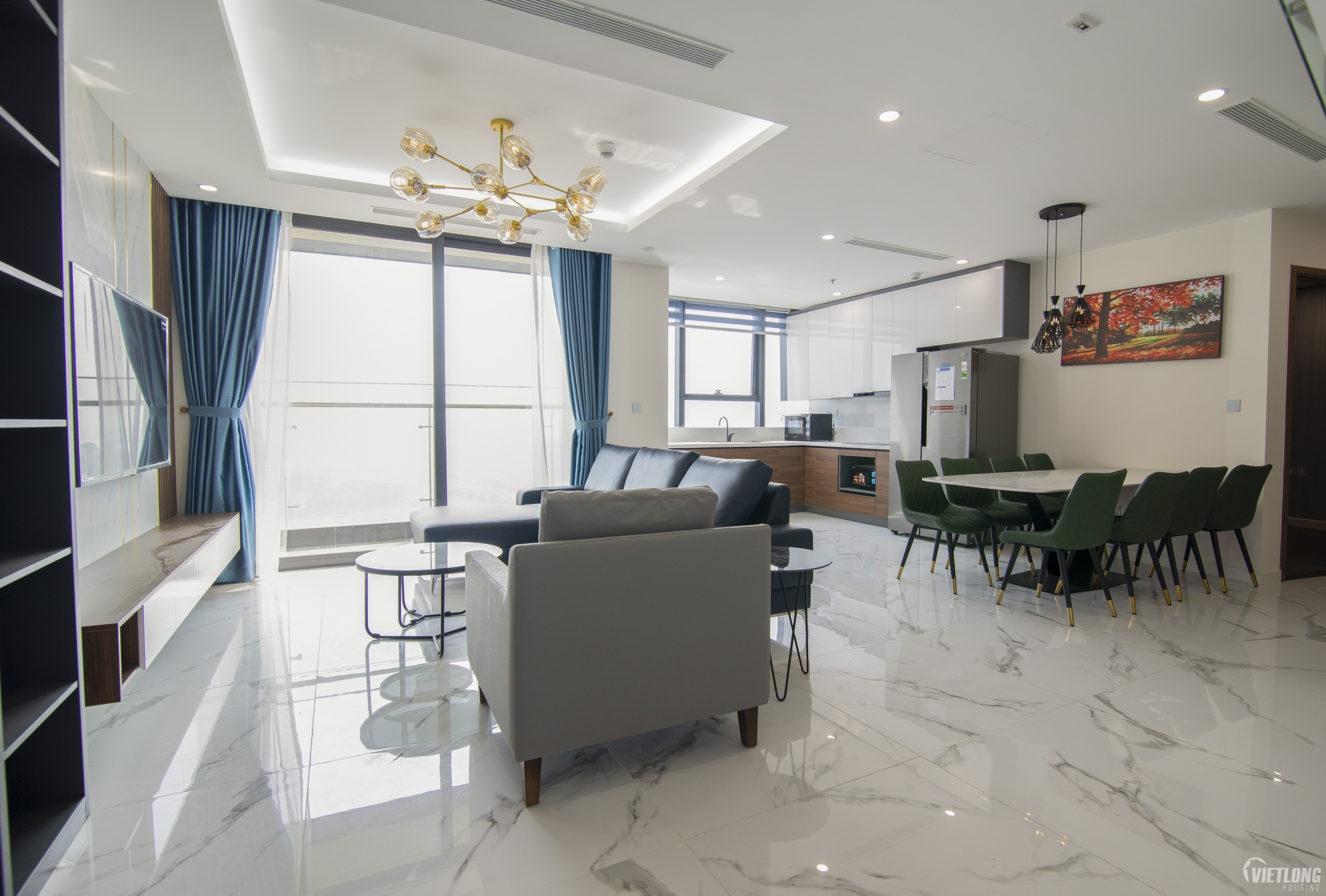 Cho thuê căn hộ duplex Sunshine City – 5 phòng ngủ, nội thất cơ bản – Giá 35 triệu/tháng