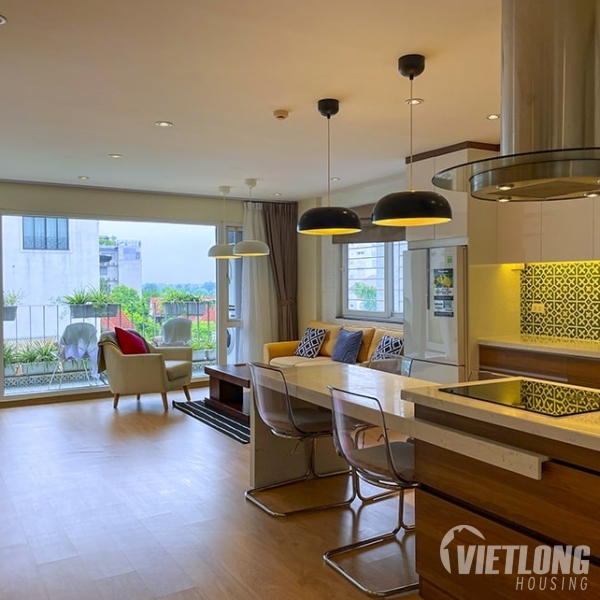 Cho thuê căn hộ 2 phòng ngủ mới đẹp hiện đại