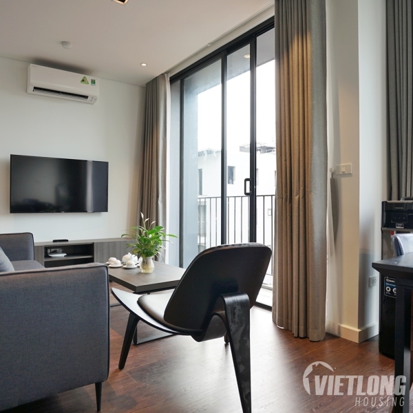 Cho thuê căn hộ 1 phòng ngủ nội thất hiện đại