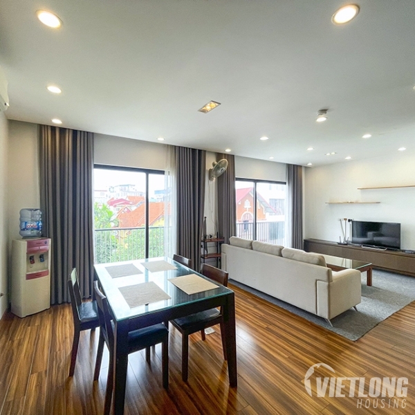 Cho thuê căn hộ 2 phòng ngủ nội thất hiện đại