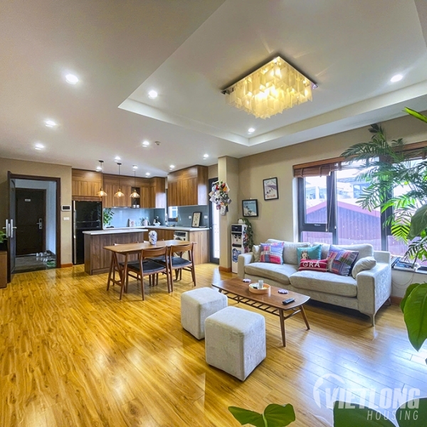 Cho thuê căn hộ 2 phòng ngủ nội thất mới hiện đại