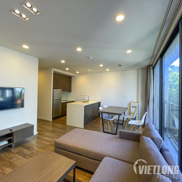 Cho thuê căn hộ 2 phòng ngủ nội thất hiện đại