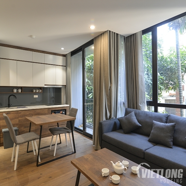 Cho thuê căn hộ 1 phòng ngủ hiện đại