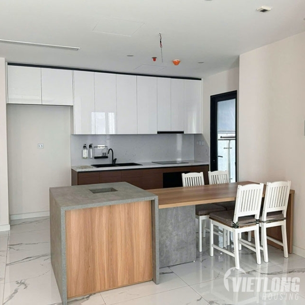 cho thuê căn hộ 03 phòng ngủ nội thất cơ bản 21 triệu /tháng