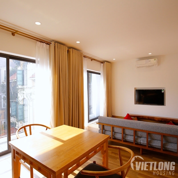 Cho thuê căn hộ 1 phòng ngủ phong cách Á Đông hiện đại