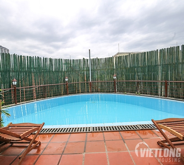 Cho Thuê Biệt Thự Bể Bơi Sân Thượng Đường Tô Ngọc Vân  Quận Tây Hồ Hà Nội