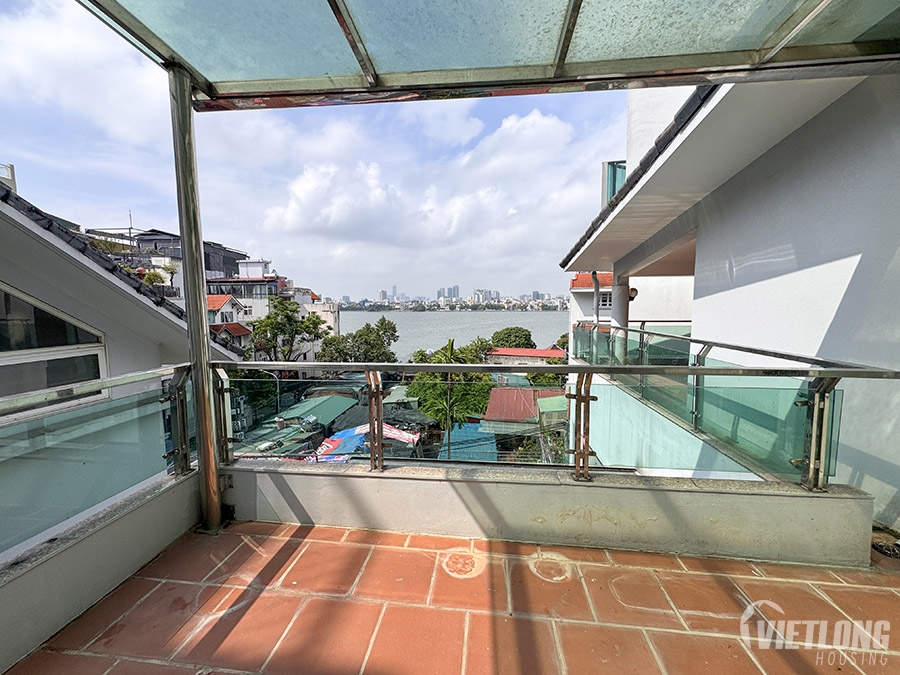 Cho Thuê Biệt Thự  view hồ 200m2 Đường Đặng Thái Mai Tây Hồ Hà Nội 4 Phòng Ngủ,