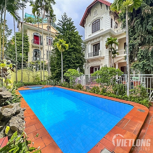 Cho Thuê Biệt Thự Bể Bơi Sân Vườn Đường Tô Ngọc Vân  Tây Hồ Hà Nội