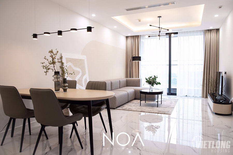 cho thuê căn hộ 02 phòng ngủ nội thất đẹp sunshine city
